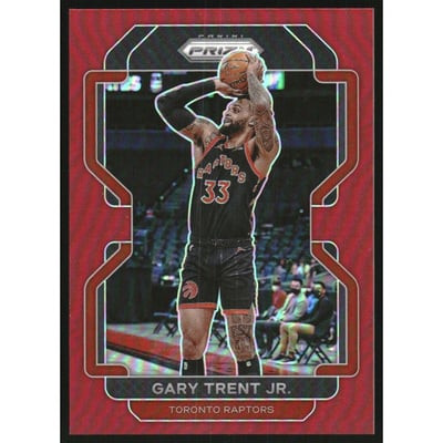 2021-22 Panini Prizm Prizms Red #131 Gary Trent Jr.