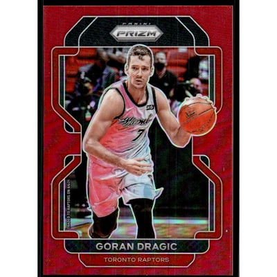 2021-22 Panini Prizm Prizms Red #204 Goran Dragic