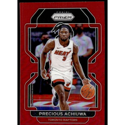 2021-22 Panini Prizm Prizms Red #39 Precious Achiuwa
