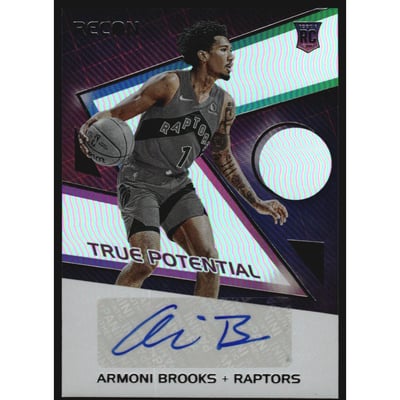 2021-22 Panini Recon True Potential Signatures #4 Armoni Brooks