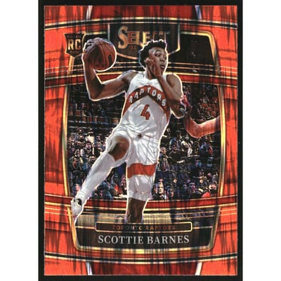 2021-22 Select Prizms Orange Flash #74 Scottie Barnes