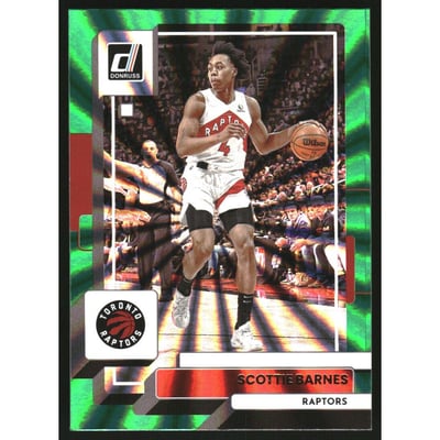2022-23 Donruss Holo Green Laser #25 Scottie Barnes