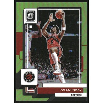 2022-23 Donruss Optic Lime Green #1 OG Anunoby