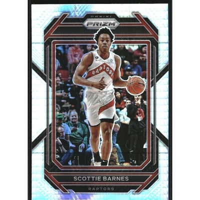 2022-23 Panini Prizm Prizms Hyper #25 Scottie Barnes