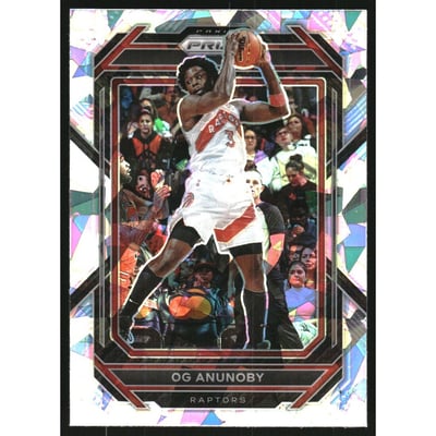 2022-23 Panini Prizm Prizms Ice #22 OG Anunoby