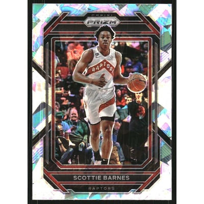 2022-23 Panini Prizm Prizms Ice #25 Scottie Barnes