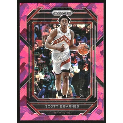 2022-23 Panini Prizm Prizms Pink Ice #25 Scottie Barnes