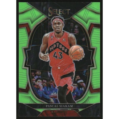 2022-23 Select Prizms Neon Green #48 Pascal Siakam