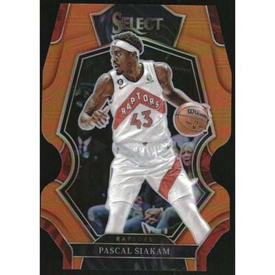 2022-23 Select Prizms Orange Die Cut #148 Pascal Siakam
