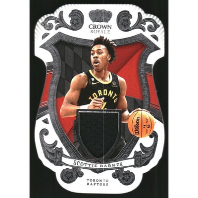 2023-24 Crown Royale Coat of Arms Jerseys #16 Scottie Barnes
