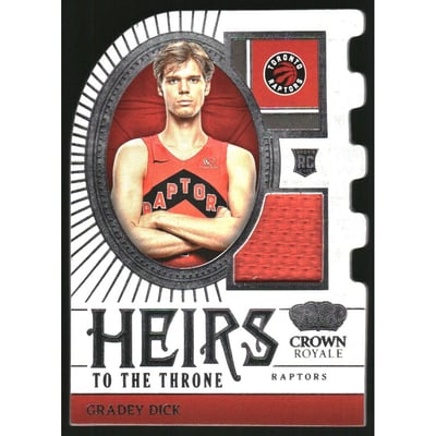 2023-24 Crown Royale Heirs to the Throne Jerseys #7 Gradey Dick