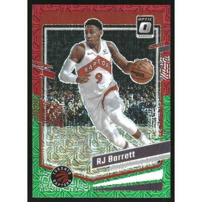2023-24 Donruss Optic Choice Red and Green #1 RJ Barrett