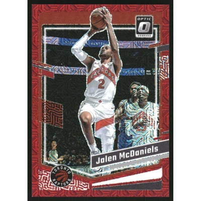 2023-24 Donruss Optic Choice Red #79 Jalen McDaniels