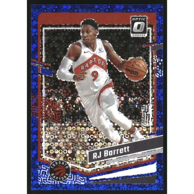2023-24 Donruss Optic Fast Break Blue #1 RJ Barrett