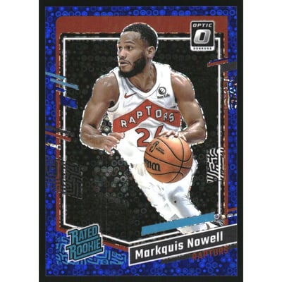 2023-24 Donruss Optic Fast Break Blue #236 Markquis Nowell RR