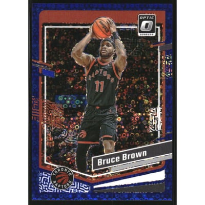 2023-24 Donruss Optic Fast Break Blue #39 Bruce Brown