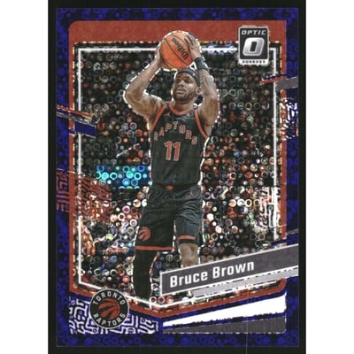 2023-24 Donruss Optic Fast Break Purple #39 Bruce Brown