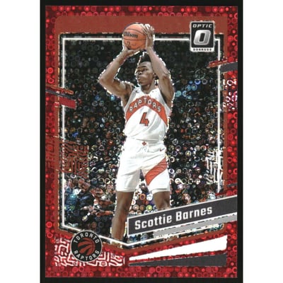 2023-24 Donruss Optic Fast Break Red #12 Scottie Barnes