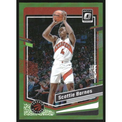 2023-24 Donruss Optic Lime Green #12 Scottie Barnes