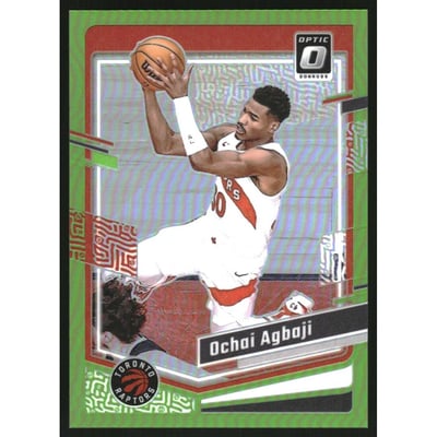2023-24 Donruss Optic Lime Green #156 Ochai Agbaji