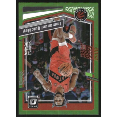2023-24 Donruss Optic Lime Green #83 Immanuel Quickley