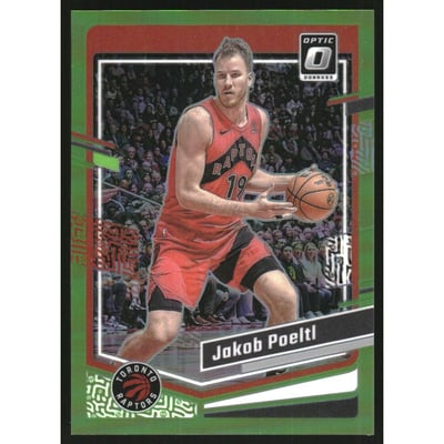 2023-24 Donruss Optic Lime Green #94 Jakob Poeltl