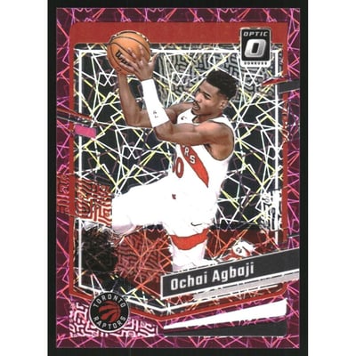 2023-24 Donruss Optic Pink Velocity #156 Ochai Agbaji