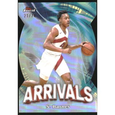 2023-24 Finest Arrivals Die-Cut Refractors #A3 Scottie Barnes