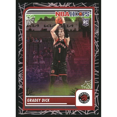 2023-24 Hoops Haunted Hoops Holo Webs #251 Gradey Dick