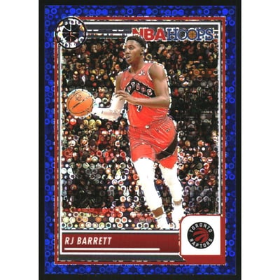 2023-24 Hoops Premium Stock Blue Disco Prizm #158 RJ Barrett