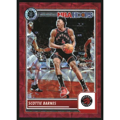 2023-24 Hoops Premium Stock Premium Red Prizm #257 Scottie Barnes