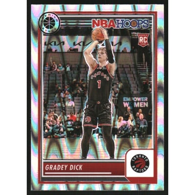 2023-24 Hoops Premium Stock Seismic Prizm #251 Gradey Dick