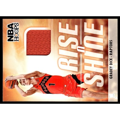 2023-24 Hoops Rise N Shine Memorabilia #10 Gradey Dick
