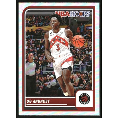 2023-24 Hoops Silver #37 OG Anunoby