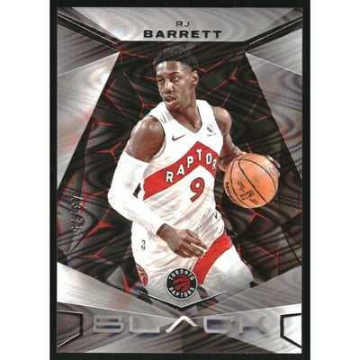 2023-24 Panini Black Silver #3 RJ Barrett