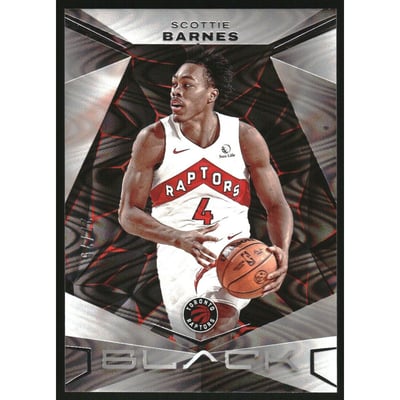 2023-24 Panini Black Silver #54 Scottie Barnes