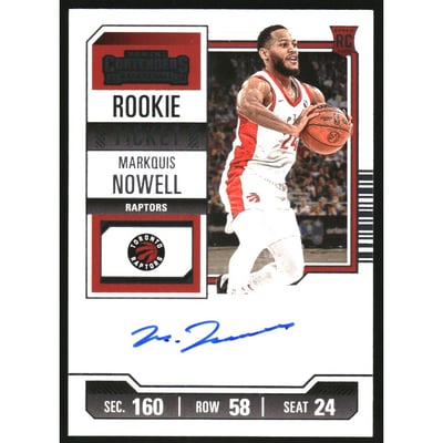 2023-24 Panini Contenders #136 Markquis Nowell RC
