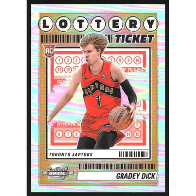 2023-24 Panini Contenders Optic Lottery Ticket #5 Gradey Dick