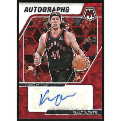 2023-24 Panini Mosaic Autographs Mosaic International #40 Kelly Olynyk