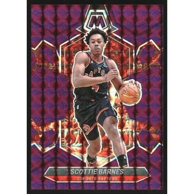 2023-24 Panini Mosaic Mosaic Purple #56 Scottie Barnes