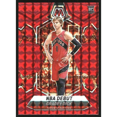 2023-24 Panini Mosaic Mosaic Red #260 Gradey Dick/NBA Debut