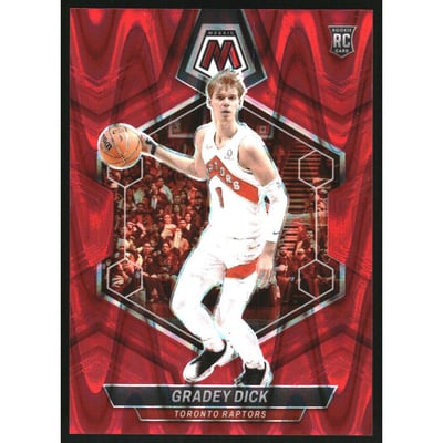 2023-24 Panini Mosaic Red Seismic #239 Gradey Dick