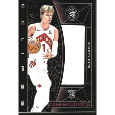 2023-24 Panini Obsidian Eclipse Materials #28 Gradey Dick