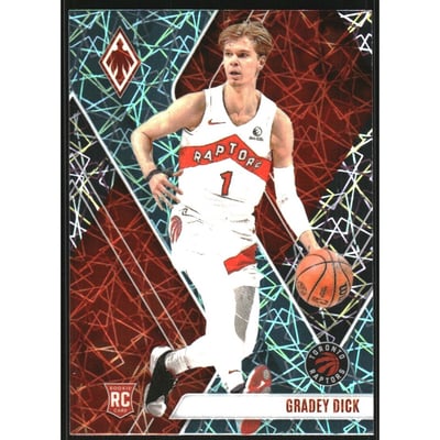 2023-24 Panini Phoenix Teal Lazer #282 Gradey Dick