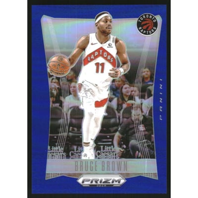 2023-24 Panini Prizm Deca Prizms Blue #83 Bruce Brown