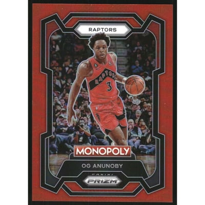 2023-24 Panini Prizm Monopoly Orange #83 OG Anunoby