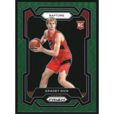2023-24 Panini Prizm Prizms Green #134 Gradey Dick