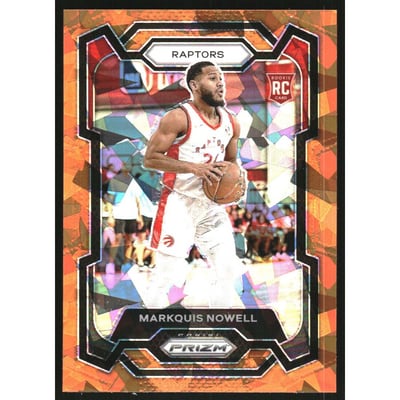 2023-24 Panini Prizm Prizms Orange Ice #300 Markquis Nowell