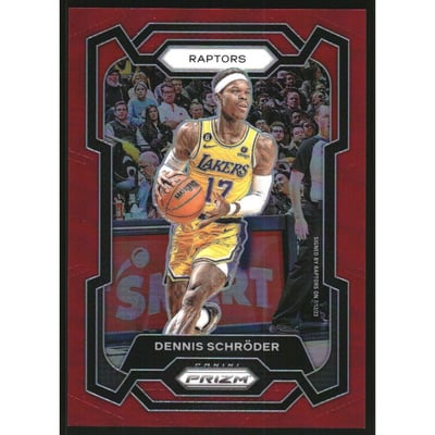 2023-24 Panini Prizm Prizms Red #265 Dennis Schroder