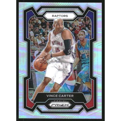 2023-24 Panini Prizm Prizms Silver #195 Vince Carter